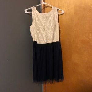 Navy blue dress